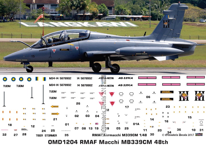 OMD1204 Macchi 339CM Royal Malaysian Air Force
