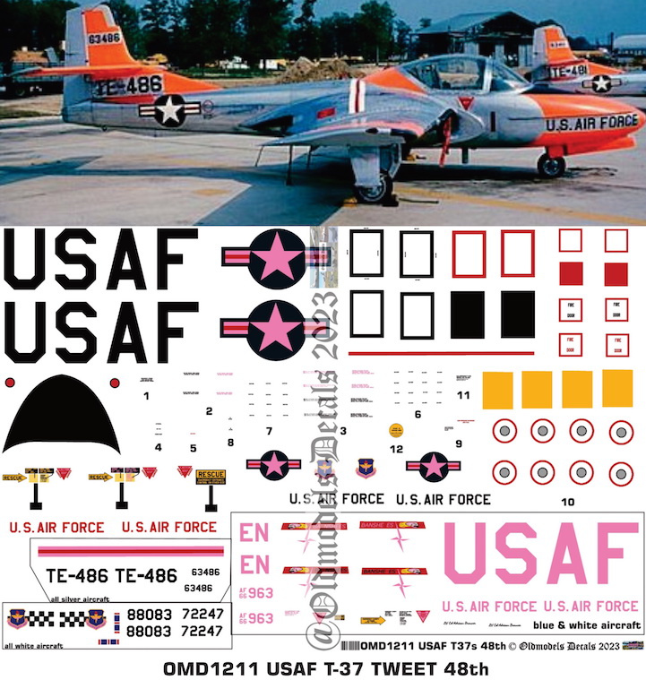 (image for) OMD1211 Cessna T-37 Tweet USAF