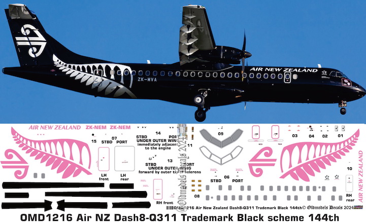 (image for) OMD1216 Dash8-Q311 Air New Zealand