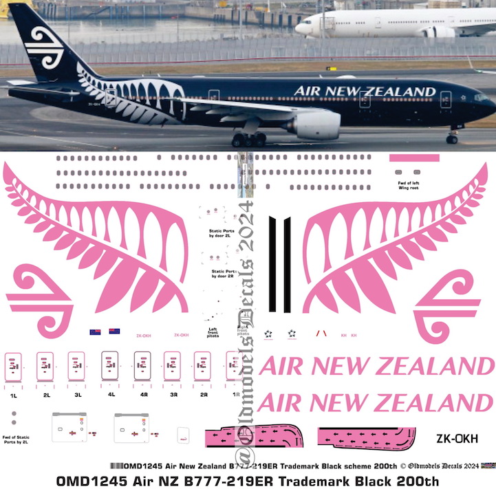 (image for) OMD1245 Boeing B777-219ER Air New Zealand