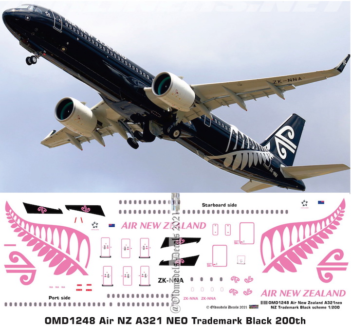 (image for) OMD1248 Airbus A321Neo Air New Zealand