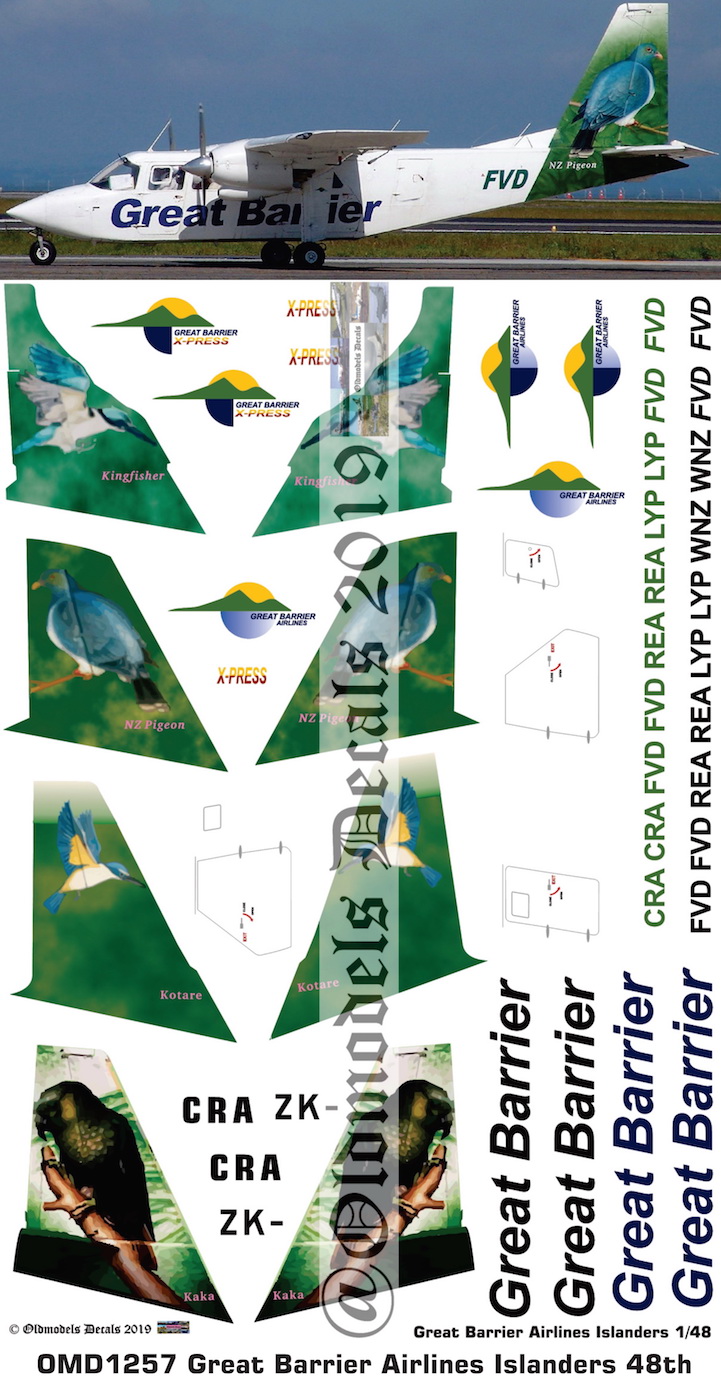 (image for) OMD1257 BN Trislander Great Barrier Airlines