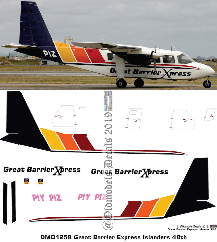 (image for) OMD1258 BN-2 Islander Great Barrier Express
