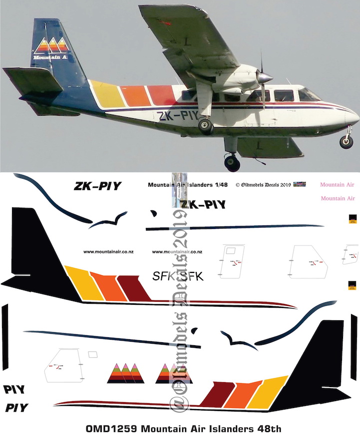 (image for) OMD1259 BN-2 Islander Mountain Air