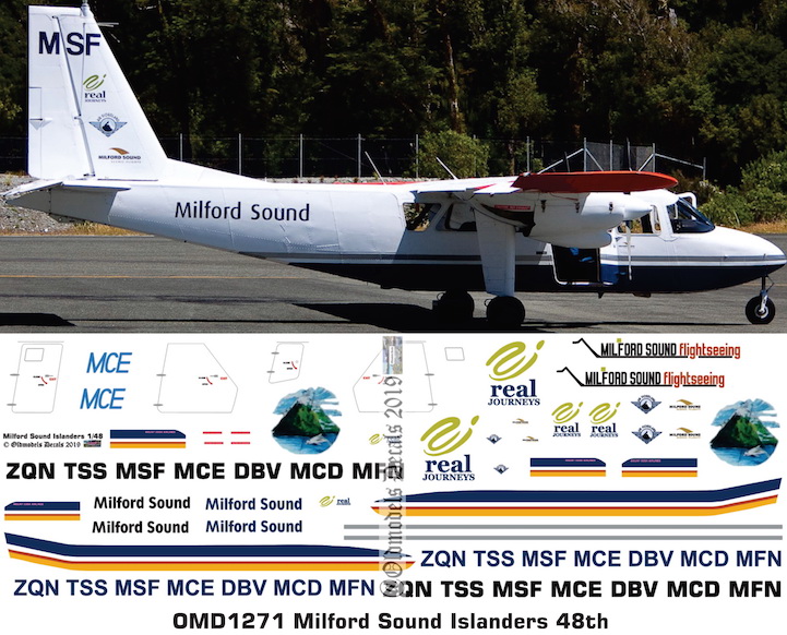 (image for) OMD1271 BN-2 Islander Milford Sounds