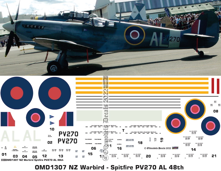 OMD1307 Spitfire LF Mk.IXc New Zealand Warbird