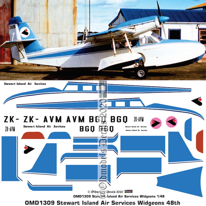 (image for) OMD1309 Grumman Widgeon - Stewart Island Air Services
