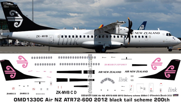 (image for) OMD1330C ATR72-600 Air New Zealand