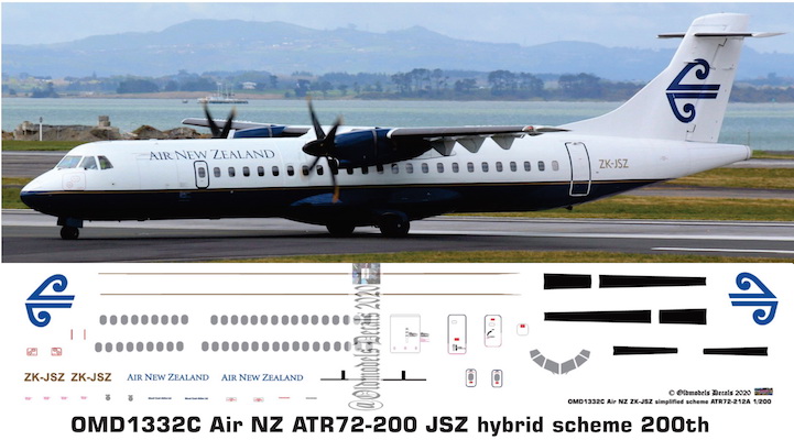 (image for) OMD1332C ATR72-200 Air New Zealand