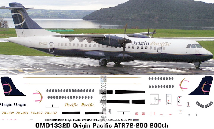 (image for) OMD1332D ATR72-200 Origin Pacific