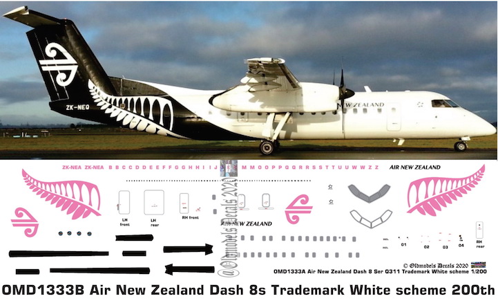 (image for) OMD1333B Dash8-Q311 Air New Zealand