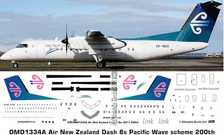 (image for) OMD1334A Dash8-Q311 Air New Zealand