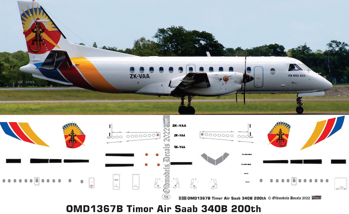 (image for) OMD1367B Saab340B Timor Air