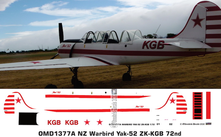 OMD1372 Yak-52 New Zealand Warbird