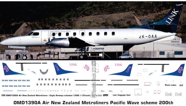 (image for) OMD1390A Swearingen SA-226TC Metro Air New Zealand