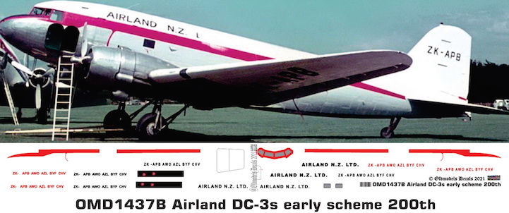 OMD1437B DC3 Airland N.Z. Ltd