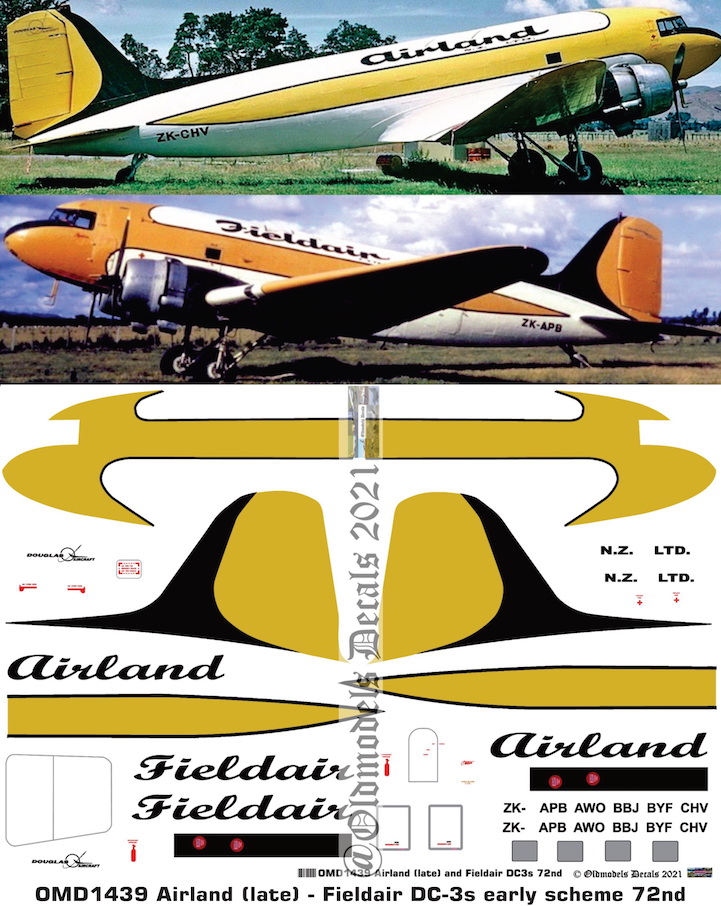 OMD1439 DC3 Airland / Fieldair