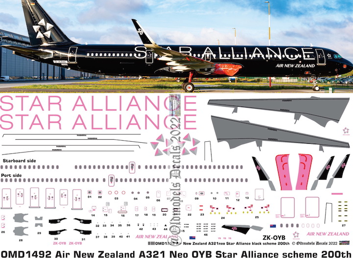 OMD1492 Airbus A321NEO Air New Zealand
