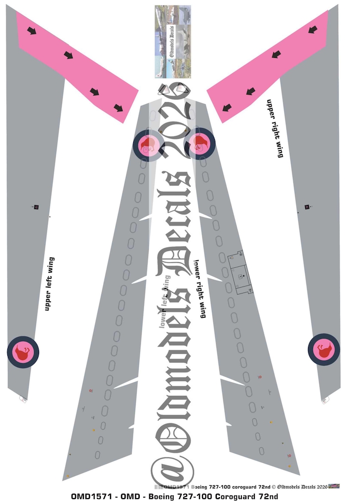 (image for) OMD1571 Boeing 727-022C Royal New Zealand Air Force Coroguard