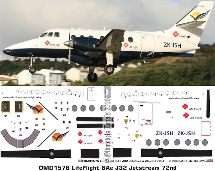 OMD1576 BAe J32 Jetstream LifeFlight (image for) OMD1576 BAe J32 Jetstream LifeFlight