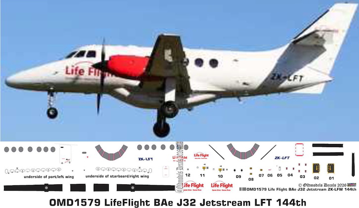 OMD1579 BAe J32 Jetstream LifeFlight (image for) OMD1579 BAe J32 Jetstream LifeFlight