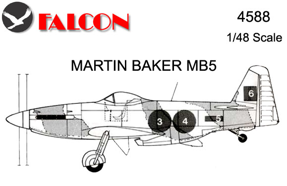 4588 Vac-Form Martin Baker MB5 Kit