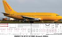 OMD0118 Boeing B737-219QC Airwork