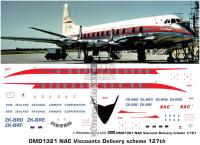 OMD1321 Vickers Viscount 807 National Airways Corporation (NAC)