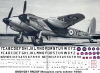 OMD1021 DH Mosquito Royal New Zealand Air Force