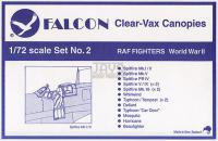 Clearvax Canopy Set #02 RAF Fighters, World War II