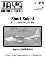 JY0428 Short Solent Float and Propeller Set