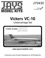 JY0430 Vickers VC-10 Undercarriage Set