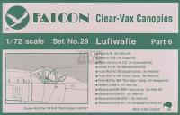 Clearvax Canopy Set #29 Luftwaffe, World War II (part 6)