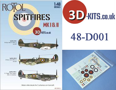 48-D001 Rotol Spitfires Mk.I & Mk.II