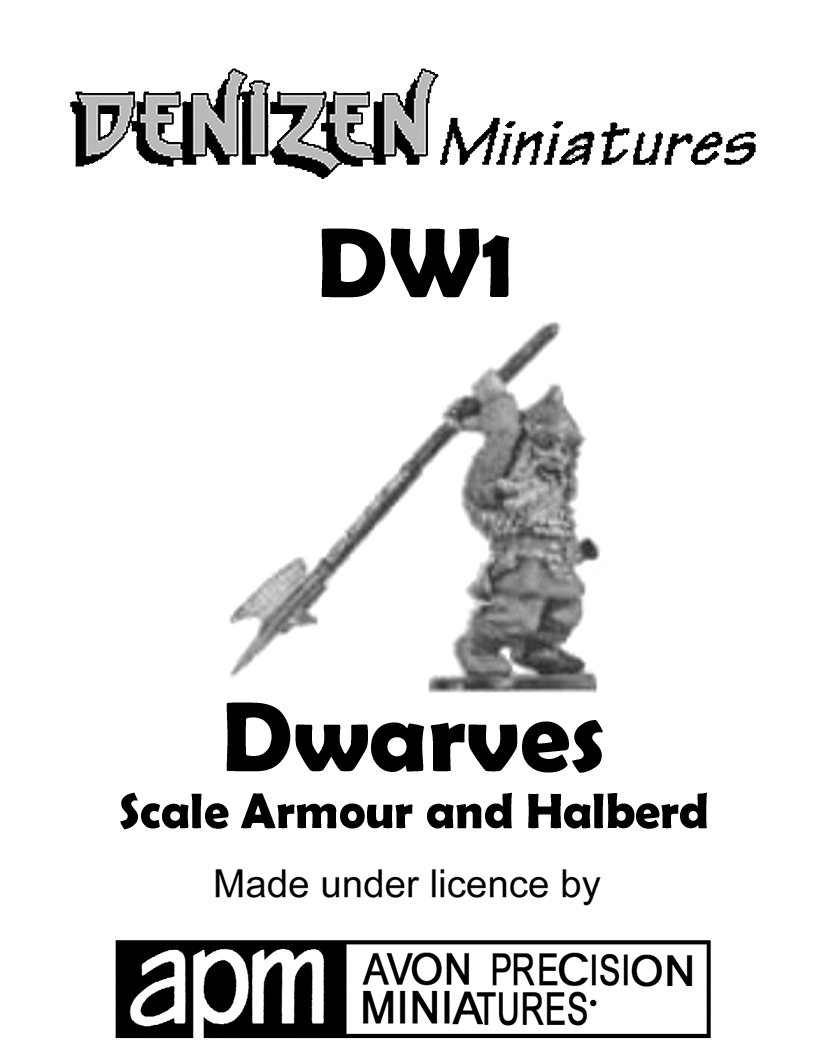 DW1 Dwarf Scale Armour and Halberd