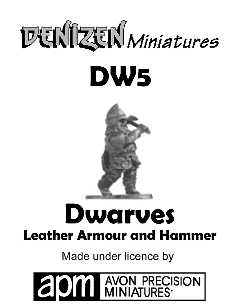 DW5 Dwarf Leather Armour and Hammer