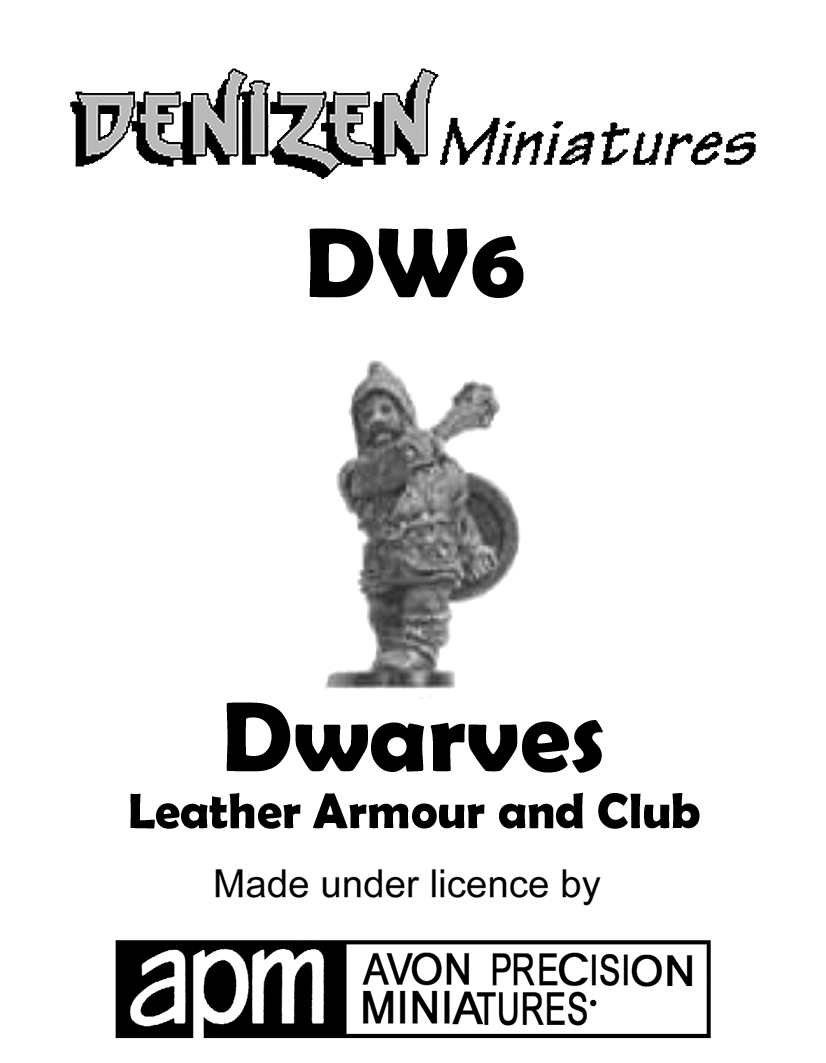 DW6 Dwarf Leather Armour and Club