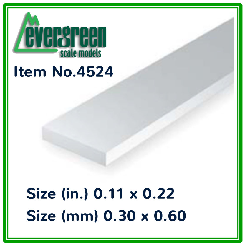 8102 HO Scale Strip - White