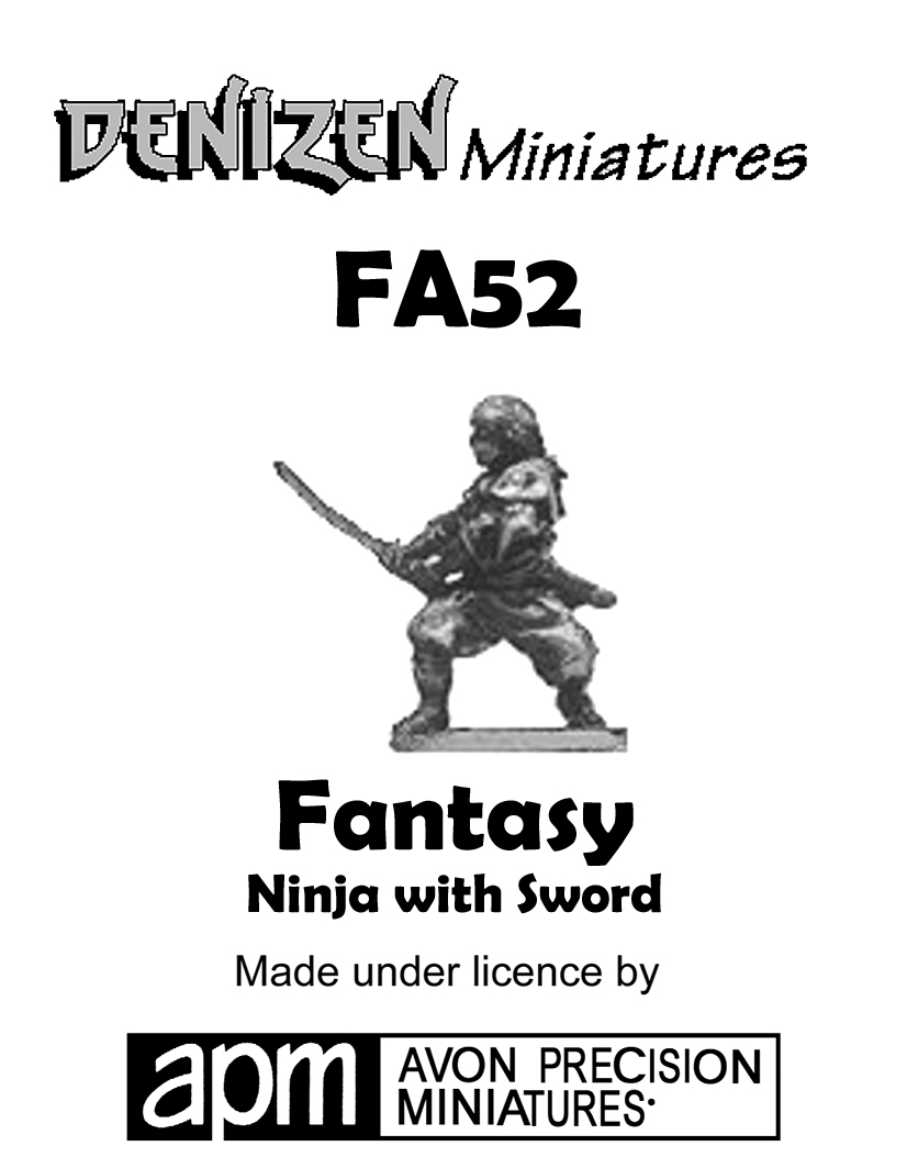 FA52 Ninja with Sword