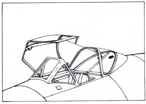 (image for) 9657 - Messerschmitt Me 262A Canopy