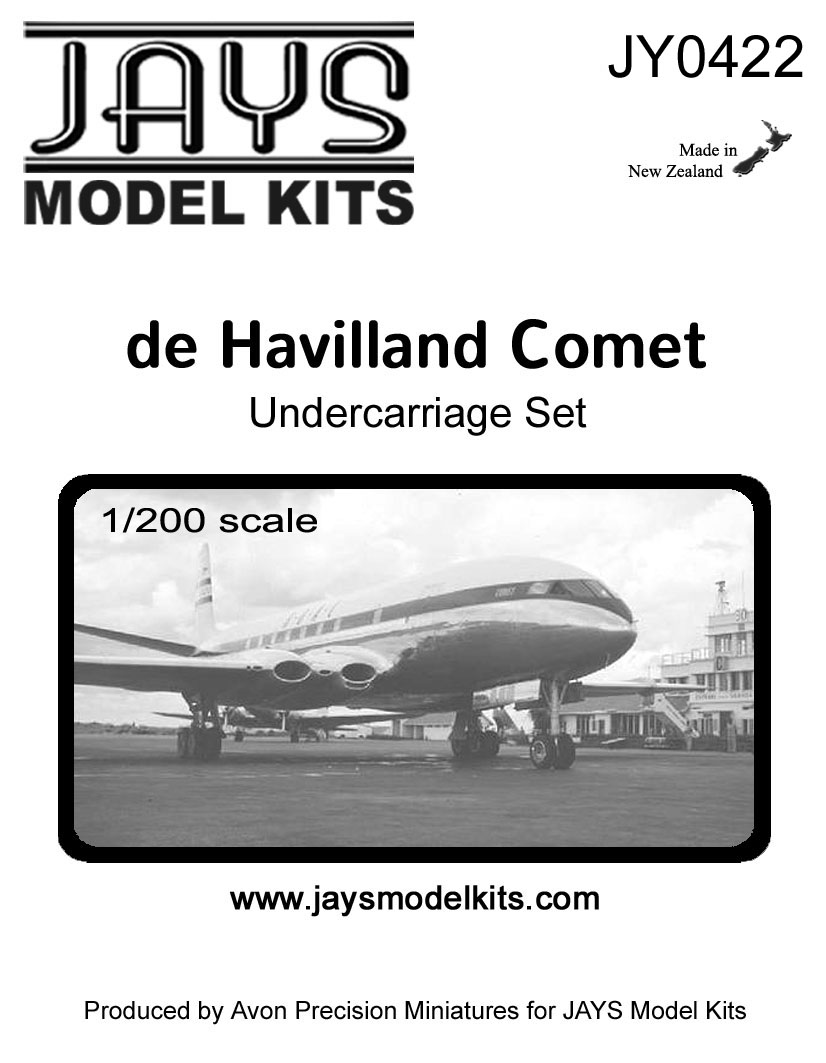 JY0422 de Havilland Comet Undercarriage Set