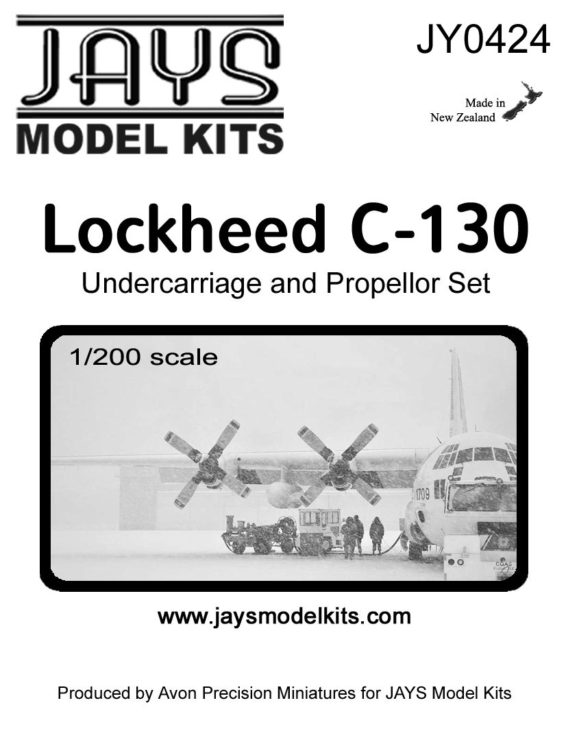 JY0424 Lockheed C-130 Undercarriage and Propeller Set