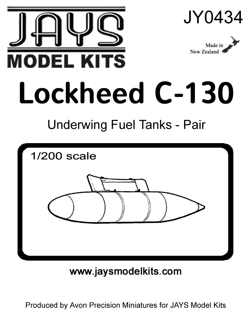 (image for) JY0434 Lockheed C-130 Underwing Fuel Tank Set