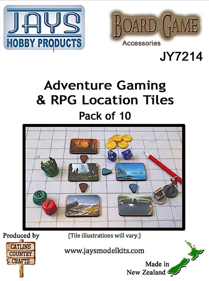 JY7214 Adventure Gaming & RPG Location Tiles
