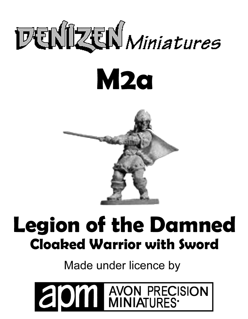 M2a Cloaked warrior with Sword