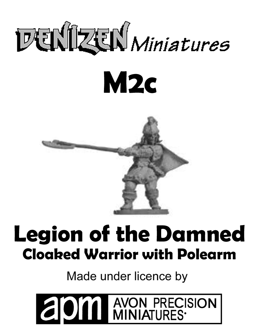 M2c Cloaked warrior with Polearm