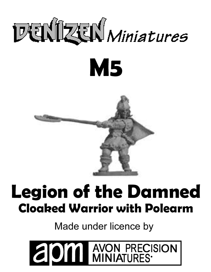 (image for) M5 Cloaked warrior with Polearm