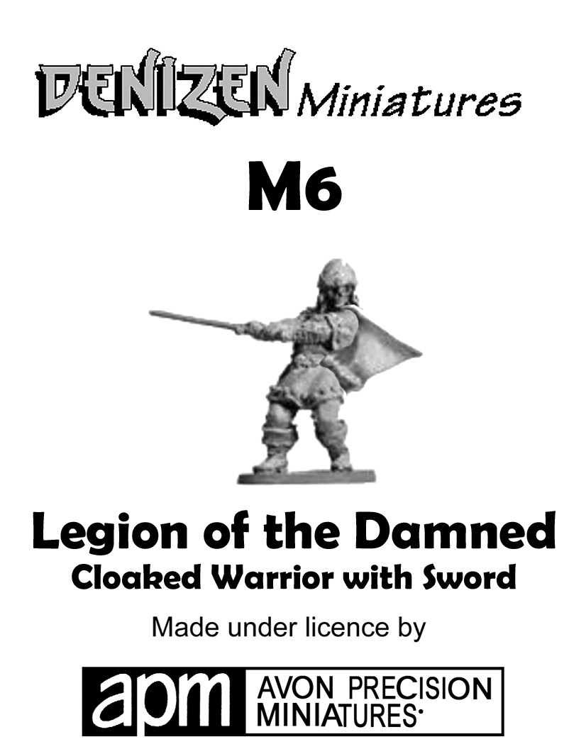(image for) M6 Cloaked warrior with Sword