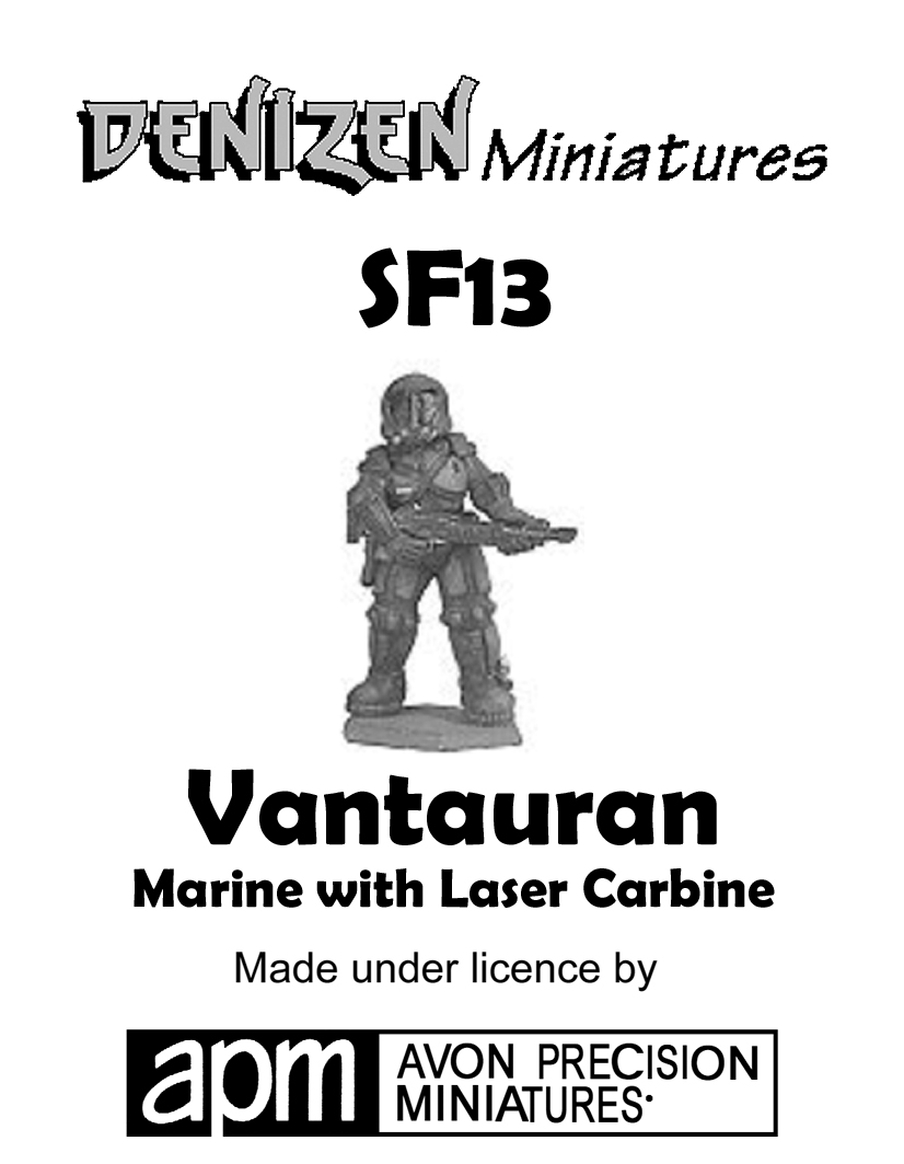 SF13 Marine with Laser Carbine