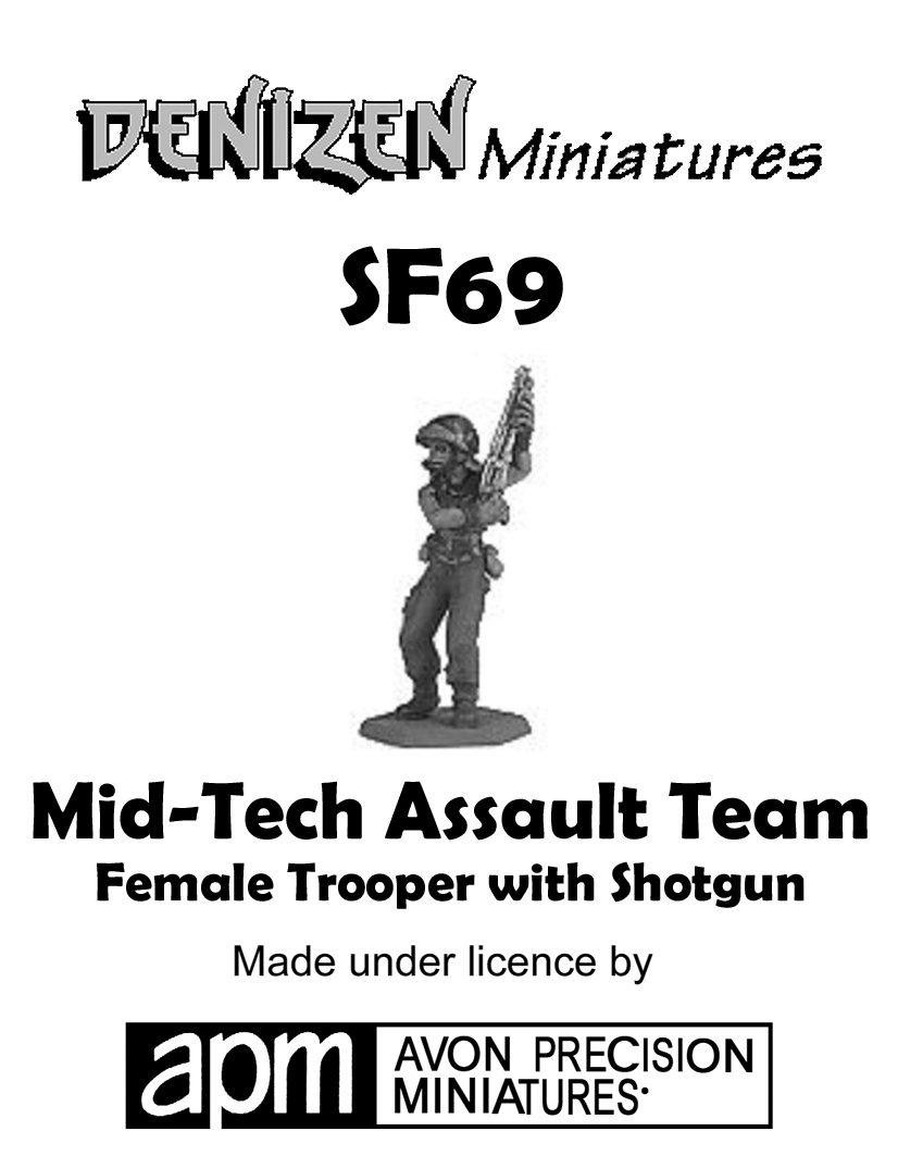 (image for) SF69 Female Trooper with Shotgun